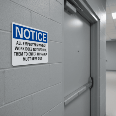 Notice All Employees Whose Work Does Not Require