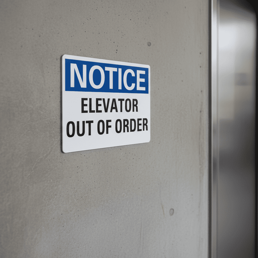 Notice Elevator Out Of Order - Image 2