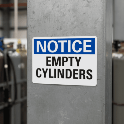 Notice Empty Cylinders