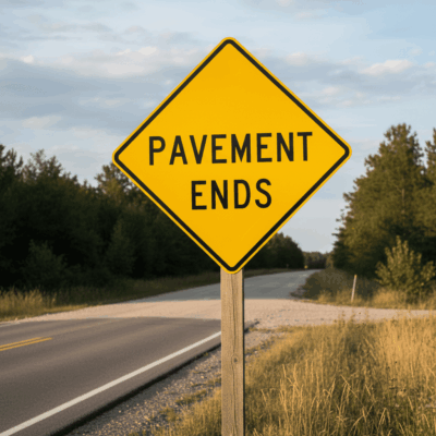 Pavement Ends