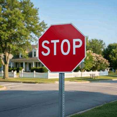 Stop (Top Centered)