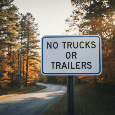 No Trucks Or Trailers