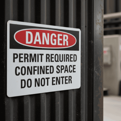 Danger Permit Required Confined Space Do Not Enter
