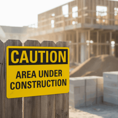 Caution Area Under Construction