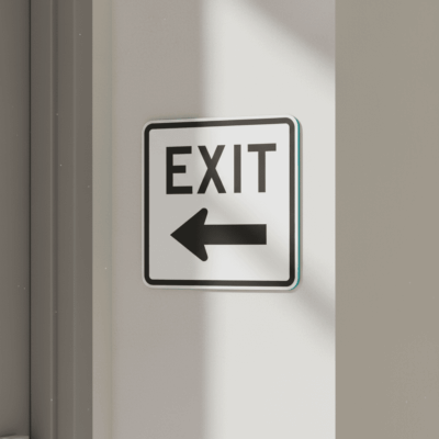 Exit (Left Arrow)