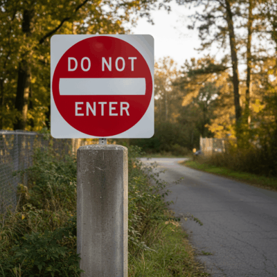 Do Not Enter