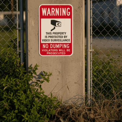 Warning This Property Is Protected By Video