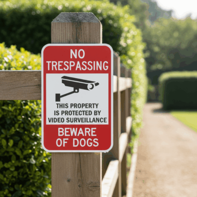 No Trespassing This Property Is Protected By Video