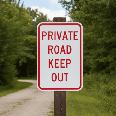 Private Road Keep Out