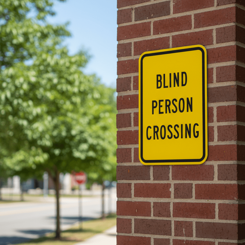 Blind Person Crossing - Image 2
