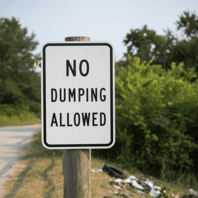 No Dumping Allowed