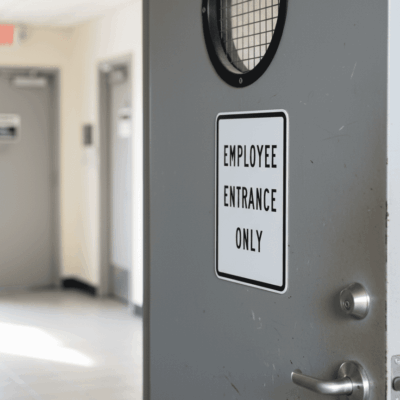 Employee Entrance Only