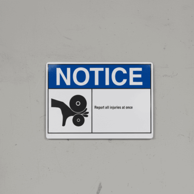 Notice Report all injuries at once