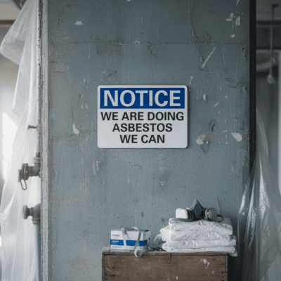 Engineer Grade Aluminum Notice Sign