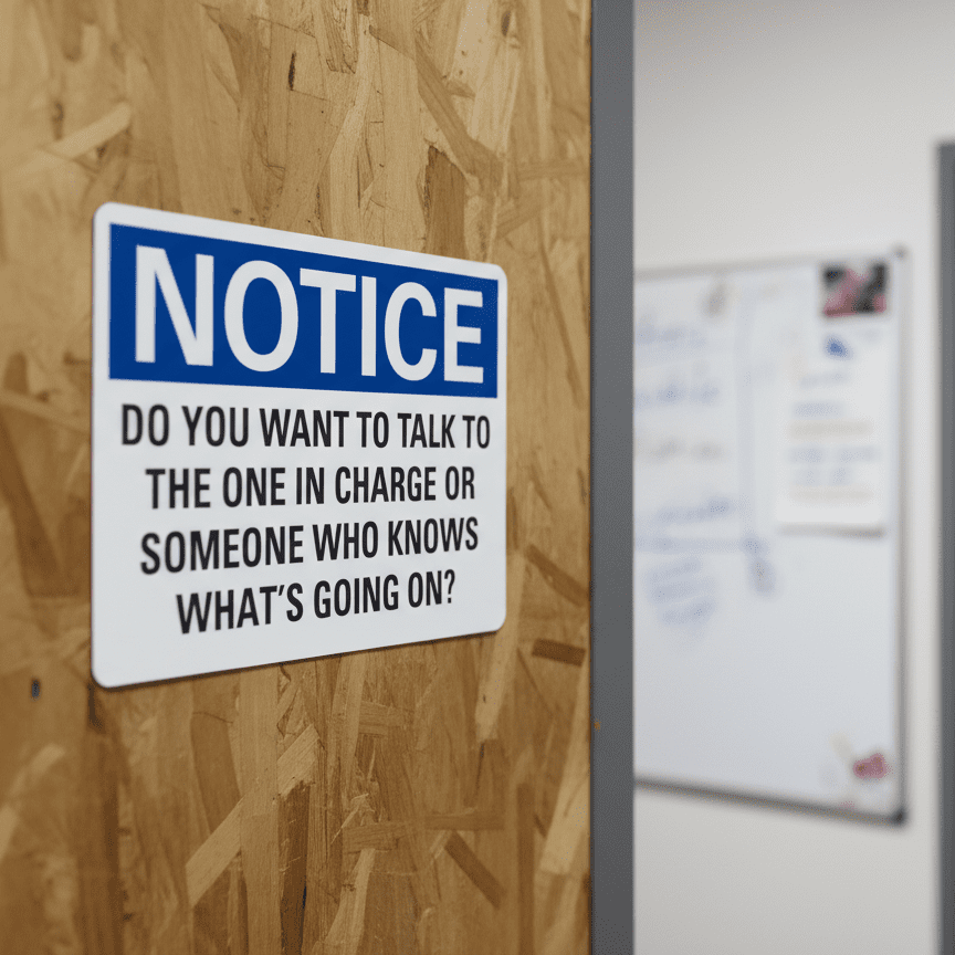 Engineer Grade .040 Aluminum Notice Sign