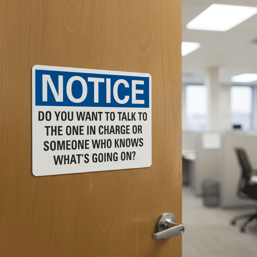 Engineer Grade .040 Aluminum Notice Sign - Image 2